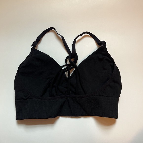 Athleta Women's SMALL Padded Black Sports Bra, amazing condition - Picture 4 of 4